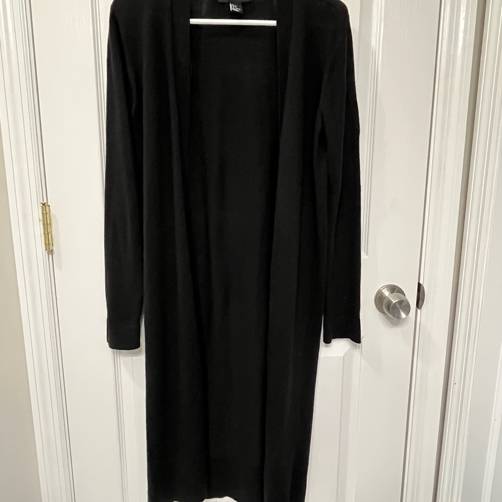Small Black Long Cardigan